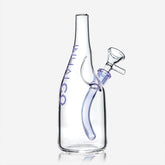 Sake Bottle Glass Water Bong - Discreet Smoker